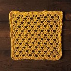 Golden Lattice Dishcloth