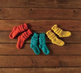 Scrunchy Booties - knitting pattern