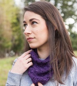 Simple Shells Cowl - knitting pattern