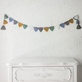 Bitty Bunting String - knitting pattern