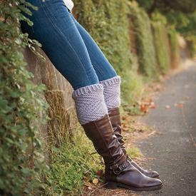 Frosting Boot Toppers - knitting pattern