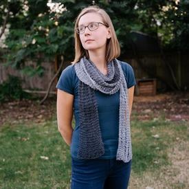 Drop Alpaca Scarf