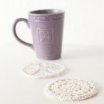 Knit & Crochet Coaster Set  