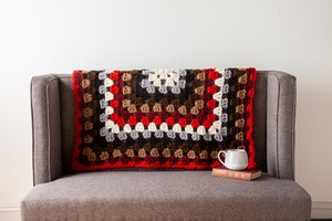 Tuff Granny Throw - knitting pattern