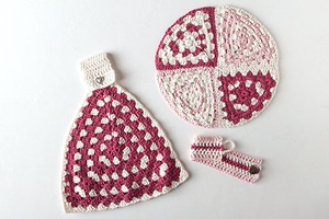 Not Your Granny's Kitchen Set - knitting pattern