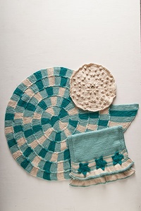 Sand and Sea Bath Set - knitting pattern