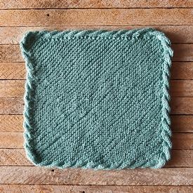 Maritime Facecloth - knitting pattern