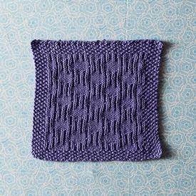 King Charles Dishcloth - knitting pattern