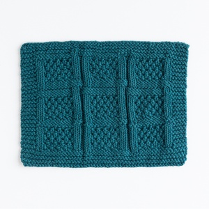 Something Blue Dishcloth - knitting pattern