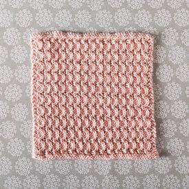 Zig Zag Dishcloth - knitting pattern