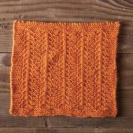 Bird on a Wire Knit Dishcloth [FREE Knitting Pattern]