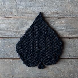 Ace of Spades Dishcloth - knitting pattern