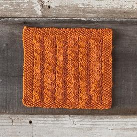 Topaz Facecloth - knitting pattern