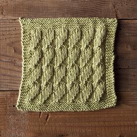 Seaweed Dishcloth - knitting pattern