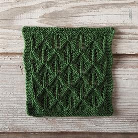 Tree Hunting Dishcloth - knitting pattern