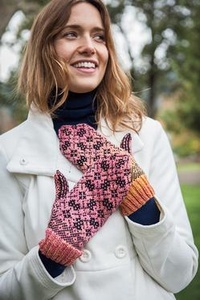 Liliiflora Mittens - knitting pattern