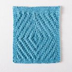 Rippling Diamonds Dishcloth