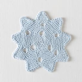 Snowflake Dishcloth - knitting pattern