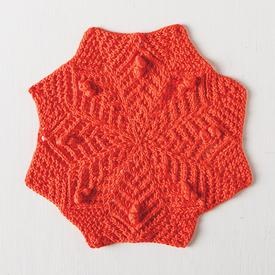 Neoscona Facecloth - knitting pattern