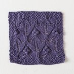 Plum Lotus Dishcloth