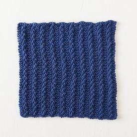 Garter Twist Dishcloth