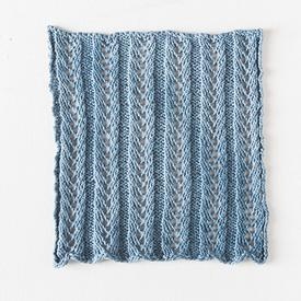 Lacy Columns Facecloth - knitting pattern