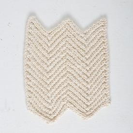 Switchbacks Dishcloth - knitting pattern