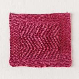 Herringbone Dishcloth - knitting pattern