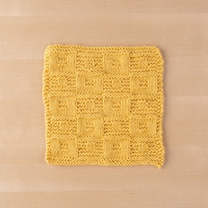 Bandera Dishcloth - knitting pattern