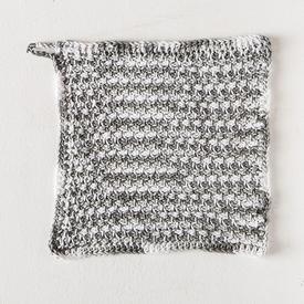 Tunisian Seed Stitch Dishcloth - knitting pattern