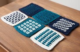 Slip Stitch Coasters