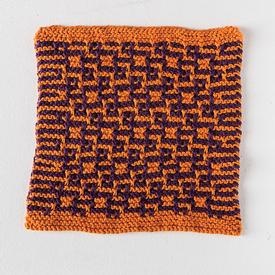 Mosaic Dishcloth - knitting pattern