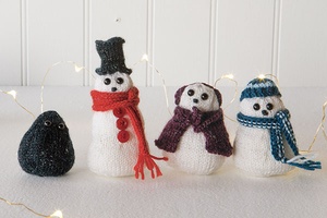 Coal vs Snowpeople - knitting pattern