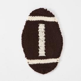 Football Dishcloth - knitting pattern