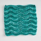 Ridged Feather Dishcloth