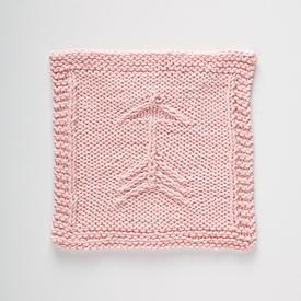 Arrow Dishcloth - knitting pattern