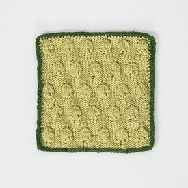 Little Leaf Dishcloth - knitting pattern