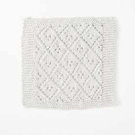 Diamond Lace Dishcloth - knitting pattern