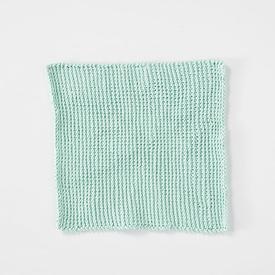 Horizontal Wrapped Stitch Dishcloth - knitting pattern