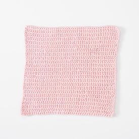 Vertical Wrapped Stitch Dishcloth - knitting pattern