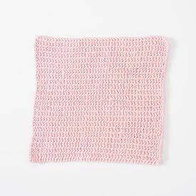 Vertical Wrapped Stitch Dishcloth - knitting pattern