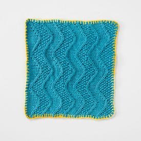 Wavelength Dishcloth - knitting pattern