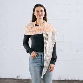 Dissymmetric Triangle Scarf - knitting pattern