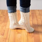 Honeycomb Cable Slipper Socks