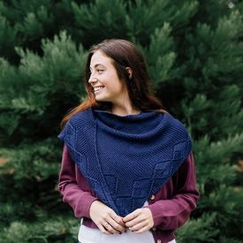 Diamond Rain Shawl - knitting pattern