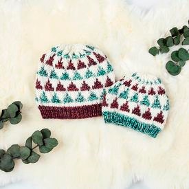 Tiny Triangles Hat - knitting pattern