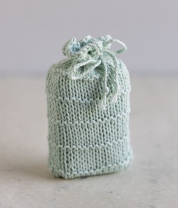 Sweet & Simple Soap Sack - knitting pattern