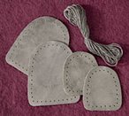 Suede 2-Piece Slipper Bottoms