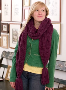 Division Street Scarf - knitting pattern