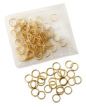 Round Metal Knitting Stitch Markers Set For Practical - Temu
